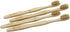 Gaia Guy Natural Bristle Bamboo Toothbrush with Boar Bristles - Biodegradable and Compostable, Zero Waste 12-Pack