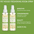 One Fur All Pet House Freshening Room Spray, Fresh Citrus, Pack of 2, Non-Toxic & Pet-Friendly