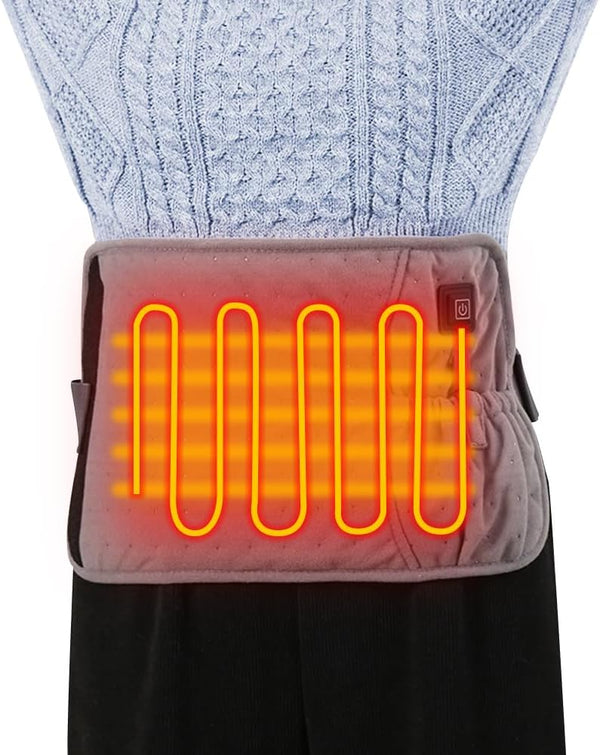 NORMIA RITA Heating Belt, Large Area Far Infrared Heat Pad with 3 Temperature Levels,