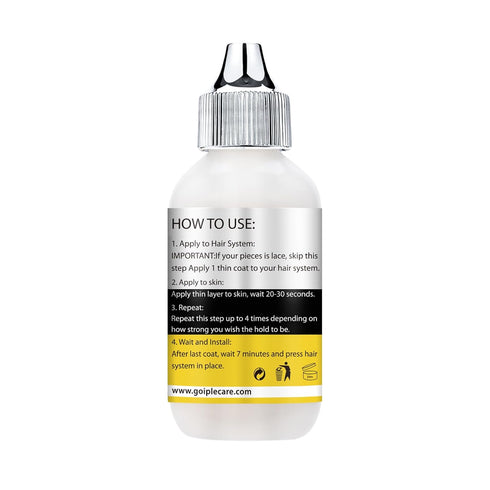 Goiple Wig Glue, Waterproof Lace Front Adhesive for Hair Replacement, Strong Hold Transparent Lace Glue, 1.28 fl oz