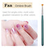 3pcs Ombre Nail Brush Nail Paint Pen for Gradient Color Ombre Brush for Gel Nails Manicure Nail Art Brushes