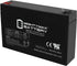 Mighty Max 6V 7Ah SLA Replacement Battery for Enduring 3FM7