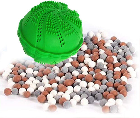 Laundry Balls Wash Balls - Pure Natural Alternative Detergent, Set of 2