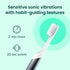Quip Sonic Toothbrush for Adults - Timed Electric Toothbrush with Cover - Replaceable Brush Head, Soft Bristles, Metal Handle, 3 Month Battery Life - Travel Toothbrush - Slate