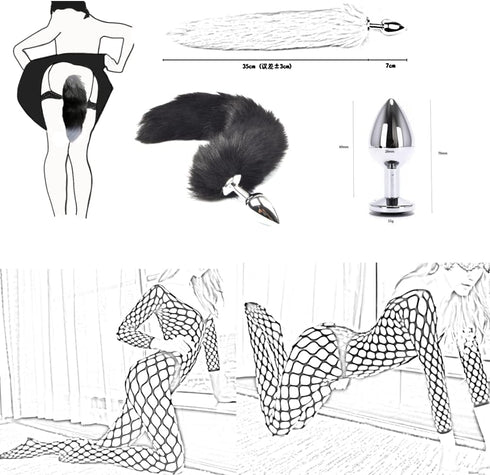 Wrulifrey 32 Sets Sex Whip BDSM Adult Couples Games Anal Plug Dildo Bondage for Sex Pcs BDSM Leather Bondage Restraint