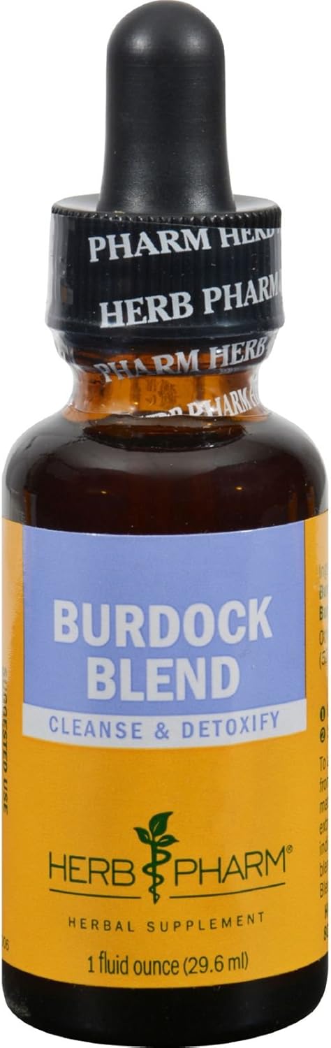 Herb Pharm Burdock Blend Liquid Extract, 1 Ounce for Cleansing & Detoxifying