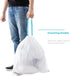 Home Zone Living 8 Gallon Kitchen Trash Bags, Drawstring Handles, Heavy Duty Custom Fit Design, 60 Count