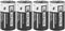 EEMB 4Pack ER14250 1/2AA 3.6V Lithium Battery Li-SOCL2 Non-Rechargeable for Dog Collar, Sensor, Alarm