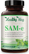 1500mg SAM-e Supplement, High Strength S-Adenosyl-L-Methionine Capsules for Joint Brain Liver Mood Support (90 Count)