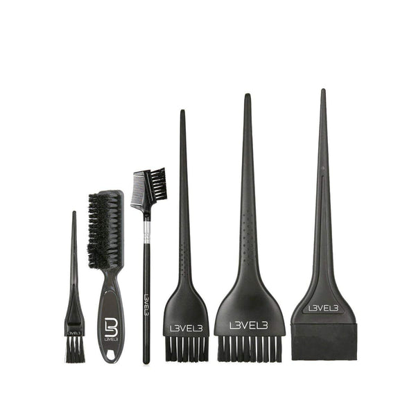 L3 Tint Brush Set, Professional Design for Dye, Tint, and Color Needs, 6pc Hair Color Brush