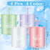 4 Pieces Face Foam Maker Travel Cleanser Face Wash Foamer Convenient Facial Skincare Whip Maker Household Quick Facial Cleansing Tool Lightweight Facial Cleanser Foam Cup for Face Wash Skin Care