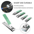 Manicure Set Personal Care, 31 Pieces Nail Clipper Kit with Luxurious Travel Case for Men Women