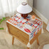 Nvzi -c 1 piece color woven jacquard bedside table, bucket cabinet cover cloth,