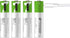 4 Pack AAA Rechargeable Batteries, Lithium-ion 750mWh, 1.5V with USB Type C Port Charger