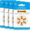 XUNIUZERO Hearing Aid Batteries Size 13, Mercury Free (24 Count), Zinc Air Batteries,