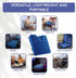 Wedge Pillow for Office Chair and Car Seat Cushion, Medium Firm Memory Foam Seat Pad for Tailbone and Hip Pain Relief