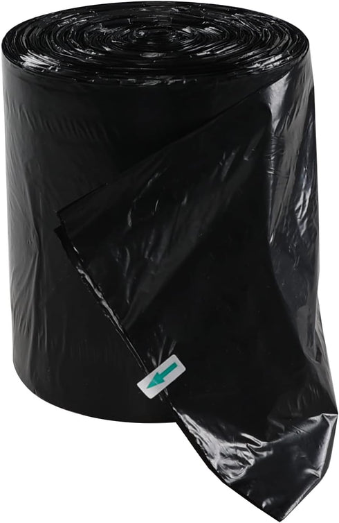 18 Gallon Large Black Trash Bags, 1 Roll/100 Counts