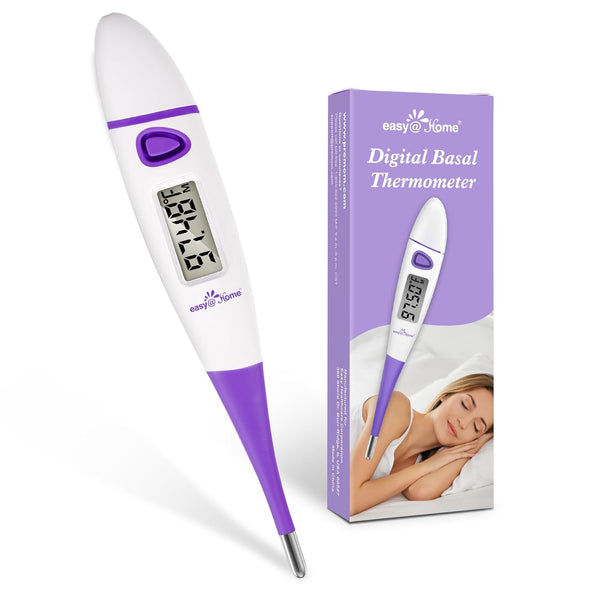 Easy@Home Basal Body Thermometer, Accurate Digital BBT for Fertility Prediction with Memory Recall