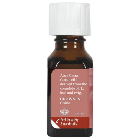 Aura Cacia Pure Essential Oil Cassia Bark, 0.5 fl oz