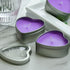 DEYBBY Large Heart Shaped Scented Tea Lights Candles, Smokeless Soywax Aromatherapy Candles (Pack of 6)