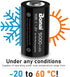 BONAI Rechargeable C Batteries, 5000mAh 1.2V Ni-MH High Capacity C Size Battery (4 Pack)