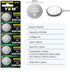 YKM 40 Pack CR2032 2032 3V 3 Battery CR Lithium Battery for Car Remote Key Fob Watch Ring Sensor Volt Button Coin