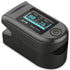 Pulse Oximeter Fingertip, Portable Blood Oxygen Saturation Monitor for Heart Rate and SpO2 Level (BLACK)