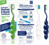 Dr. B Dental Solutions Ergonomic Denture Toothbrush with Extra Soft Bristles for Implants & Overdentures