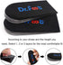Dr.Foot Adjustable Orthopedic Heel Lift Inserts, Height Increase Insole for Leg Length Discrepancies, Spurs, Heel Pain