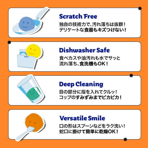 Pack (3 Count) Scrub Daddy Color Sponges - Scratch-Free Multipurpose Dish Sponge Color Variety - BPA Free & Made