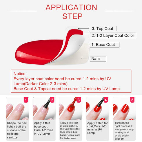 VENALISA 15ML No Wipe Tempered Top Coat - Scratch Resistant High Gloss Soak Off Gel Nail Polish