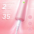 Electric Toothbrush for Adults, 10 Brush Heads, Rechargeable, 40000 VPM, 3 Modes, Smart Timer, Pink