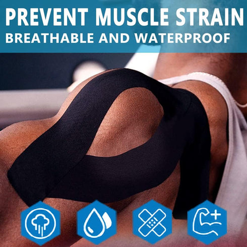 SOON GO Kinesiology Tape Pro, 1/2/5 Rolls, 2 Inch High Elasticity Sports Tape for Muscle Recovery & Joint Support