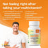 SUNN BIOLABS 14 14 90 MULTIRIGHT | Low Acid MULTIVITAMIN | Bladder-Friendly | Vitamins & Minerals |, pH Balanced | Easy