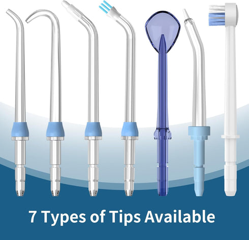 Replacement Heads for Waterpik Water Flosser, 6 Toothbrush Tips