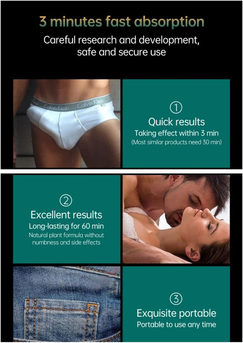 ISFIBA Time(3pcs) Male Enhancement Growth Cream, Men Massage Oil for Sex,Men Energy Penis Growth Oil Delay Performance