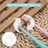 YMPEKA 3Pack 360 Small Dog Toothbrush Cat Tooth Brush Brushing Kit pet Toothbrush Cat Dental Care,Deep Clean Acne Chin