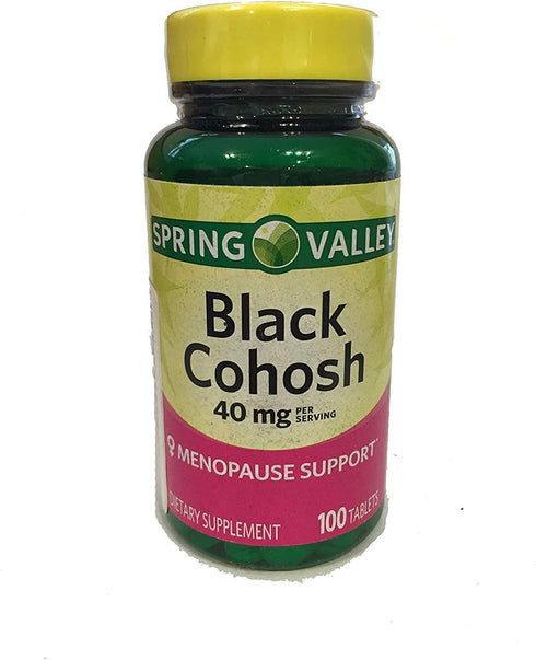 Black Cohosh Extract, 100 Tablets for Natural Relief