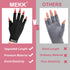 MEKK UV Gloves for Nails, Extra Length UV Light Gloves for Gel Nails, UPF99+ Skin Care Protection (Black)