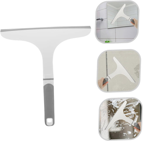 Glass Shower Door Tile Cleaner - Window Squeegee for Car Windshield, Home Glass Door, Plastic Household Wipers