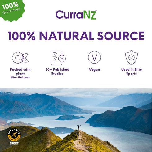 New Zealand Blackcurrant Extract Sports Nutrition Capsules, Muscle Recovery, Endurance Performance, 30 Capsules