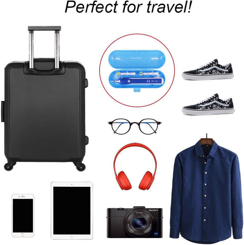 Nincha Portable Replacement Plastic Electric Toothbrush Travel Case - For Oral-B Pro Series