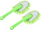 MECCANIXITY Microfiber Chenille Duster, Washable Cleaning Brush for Home, Kitchen, Office, Pack of 2, Green