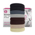 Large Multi Color Pack Hair Ties for Thick, Heavy or Curly Hair - Non-Slip, Seamless Women's Ponytail Scrunchies