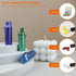 Portable Small Pill Organizer Box, Waterproof Keychain Pill Holder Metal Case with Keyring for Outdoor Camping Travel