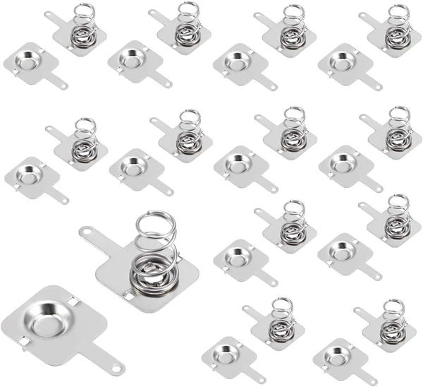 20 Pairs Battery Springs AA Battery Negative to Positive Conversion Spring Contact