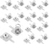 20 Pairs Battery Springs AA Battery Negative to Positive Conversion Spring Contact