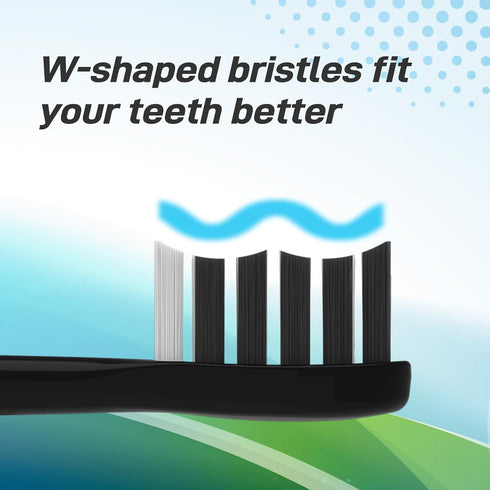 Mcuy 10 Count Toothbrush Heads Replacement Compatible with Gleem Electric Toothbrush - Brush Heads Refills Compatible