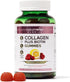 NatureWise Collagen Gummies, Strawberry Lemon Flavor - Type 1 & 3 Collagen Peptides with Biotin, Vitamin C, E, & Zinc -