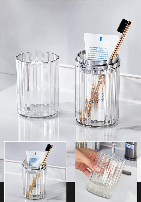 Toothbrush Travel Case, Portable Travel Toothbrush Holder, Large Cup, Travel Toothpaste Container for Business Trip